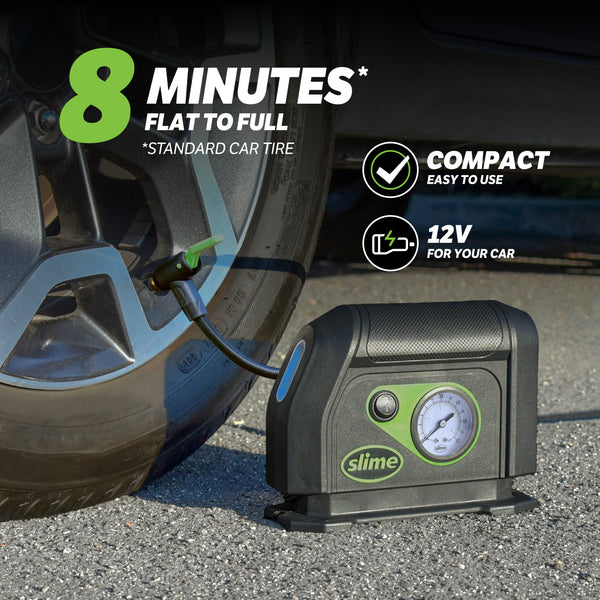 Slime 12V Tyre Inflator #40050 Inflation Time