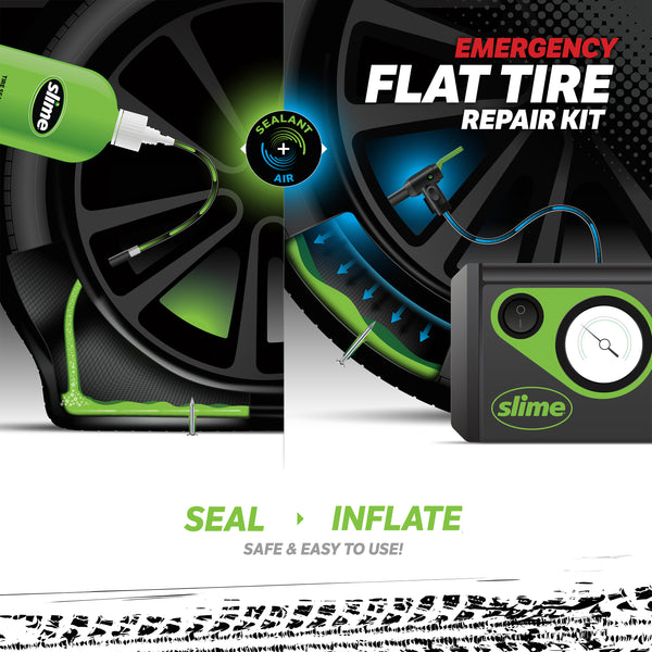 Slime Smart Repair Tire Repair Kit #CRK0305-IN How the kit works
