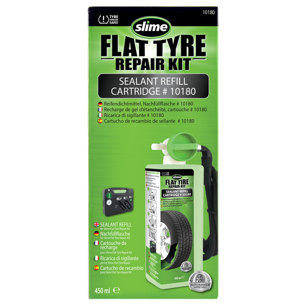 Slime Flat Tyre Repair Kit Refill Cartridge #10180 In Package