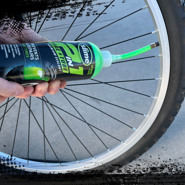 2-in-1 Tyre & Tube Premium Sealant - 16 oz. #10193 Install in Bicycle