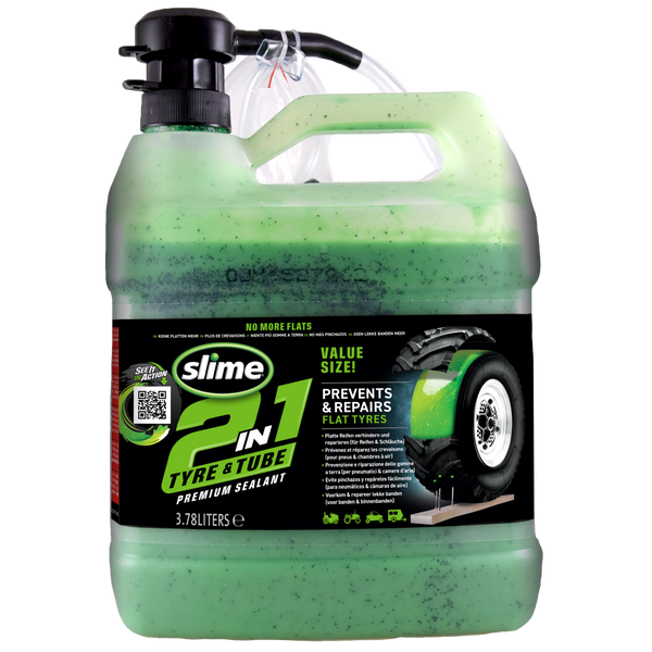 2-in-1 Reifen- und Schlauchdichtmittel - 3,78 Liter (1 Gallone) Flasche