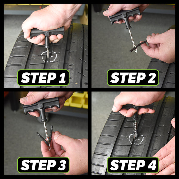 Slime Large Tyre Tackle Kit #20133-95- how to use and install