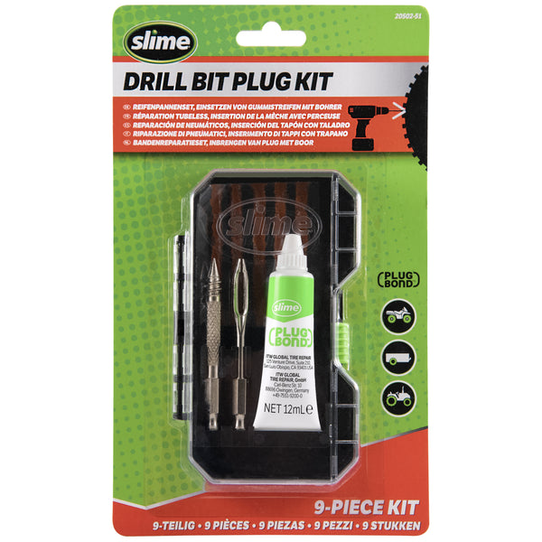 Slime Drill Bit Tire Plug Kit #20502-51 In Package