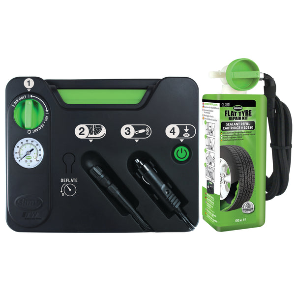 Slime Flat Tire Repair Kit - Analog #50129 Out of Package with sealant