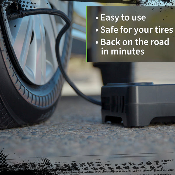 Slime Flat Tire Repair Kit - Analog #50129 how to use