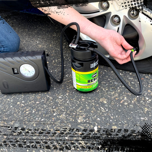 Slime Smart Repair Plus Flat Tyre Repair Kit #50138-51 How the kit works