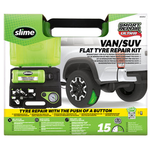 Slime Smart Repair Ultra Car/Trailer Flat Tyre Repair Kit #50159-5 In Pack