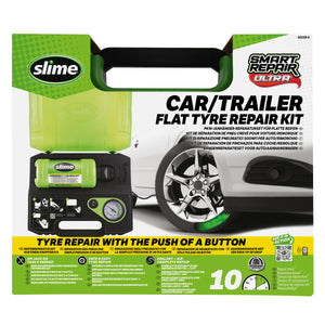 Slime Smart Repair Ultra Car/Trailer Flat Tyre Repair Kit #50158-5 In Pack